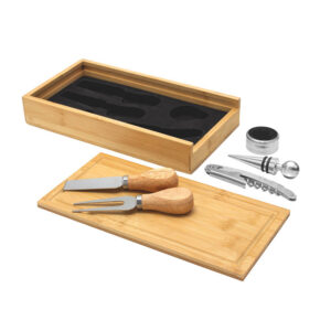 Set de vino y tabla para quesos Winchester